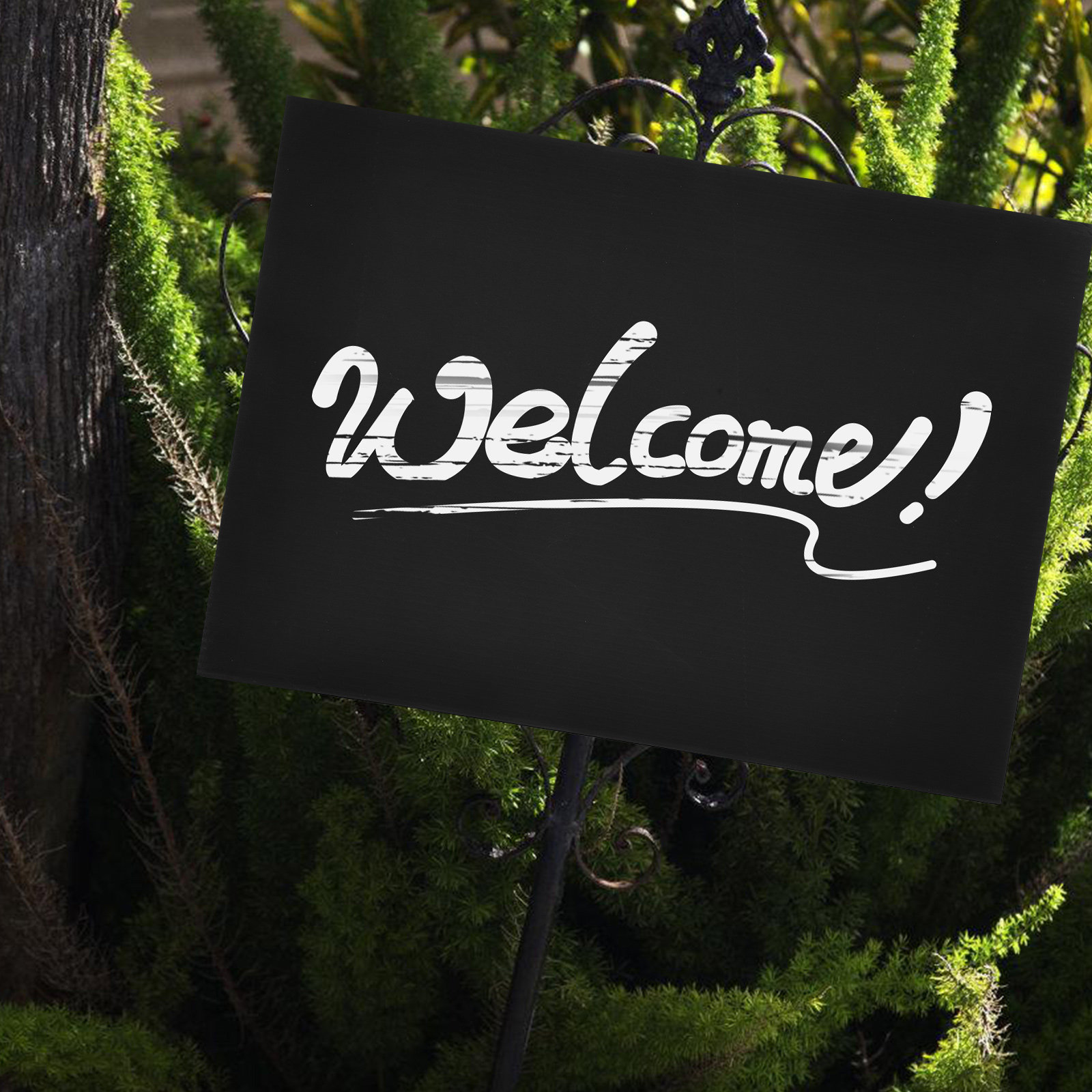 Yard Sign Blank - 2Pcs Matte Black Blank Yard Sign