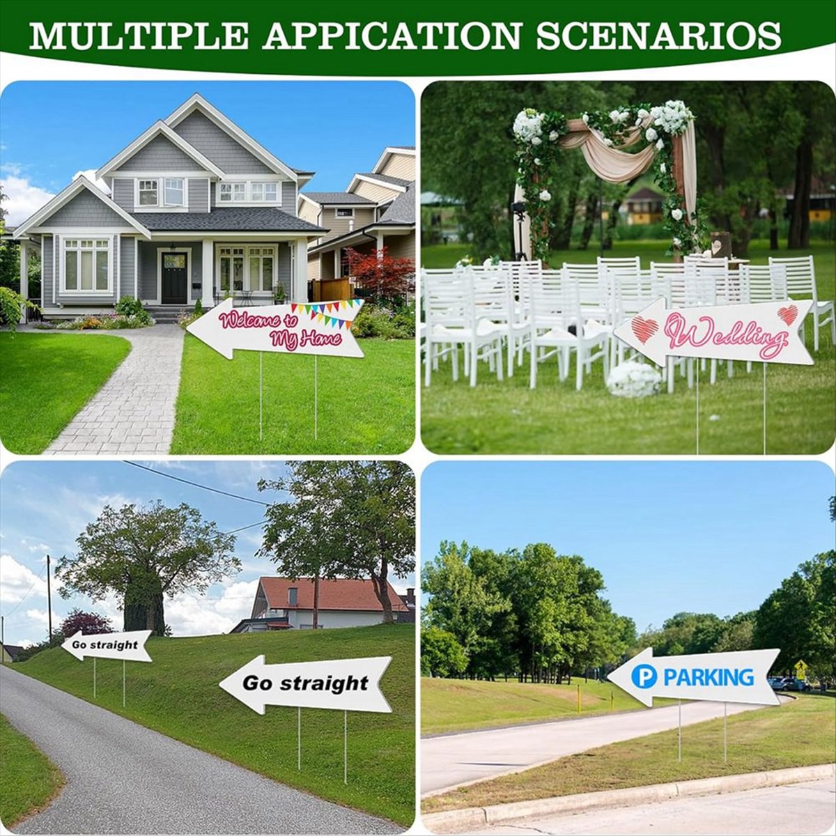 (AIMA) Directional Arrows Sign - Yard Sign Blank review and price