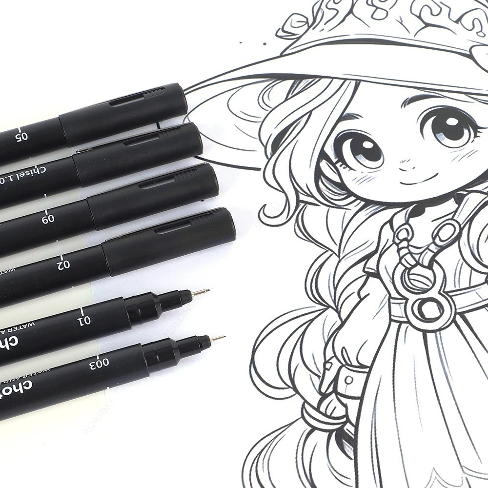 Black Micro Pens,15 Sizes,Wate - Copic Marker Sketch review and price