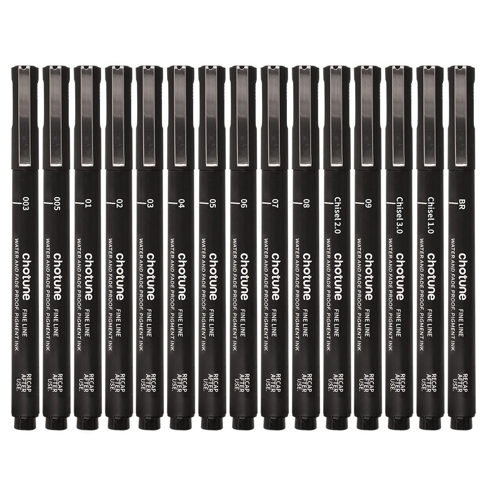 Black Micro Pens,15 Sizes,Wate - Copic Marker Sketch review and price