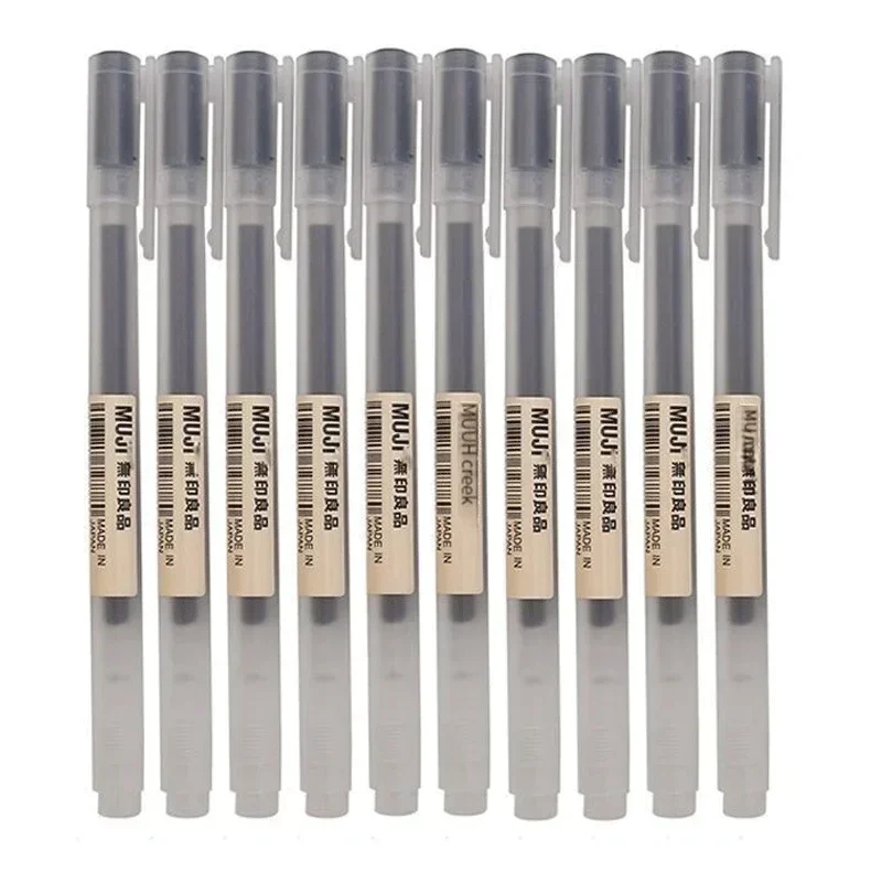 6/8Pcs/Set MUJIs Gel Pen Black - Muji Stationery Gel Pen review and price