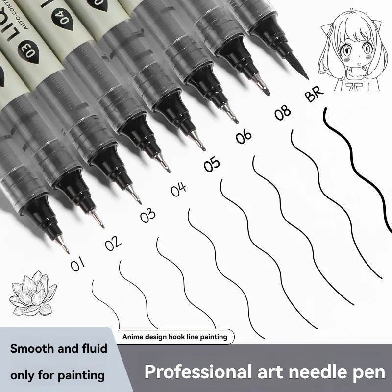 12 Pack Black Fineliner Drawin - Copic Marker Sketch review and price
