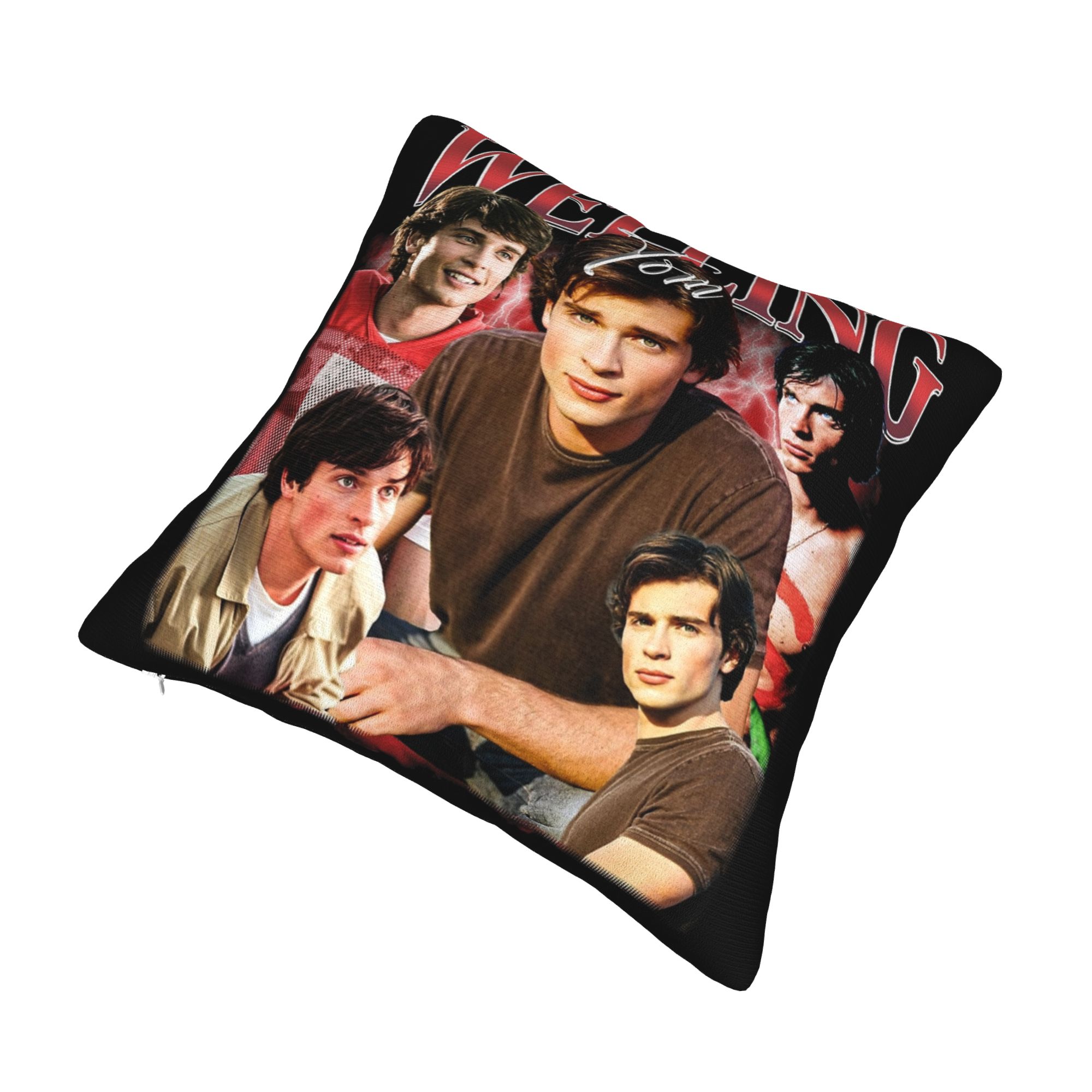 Vintage Welling Tom heated riv - Pillow Cover Sublimation review and price