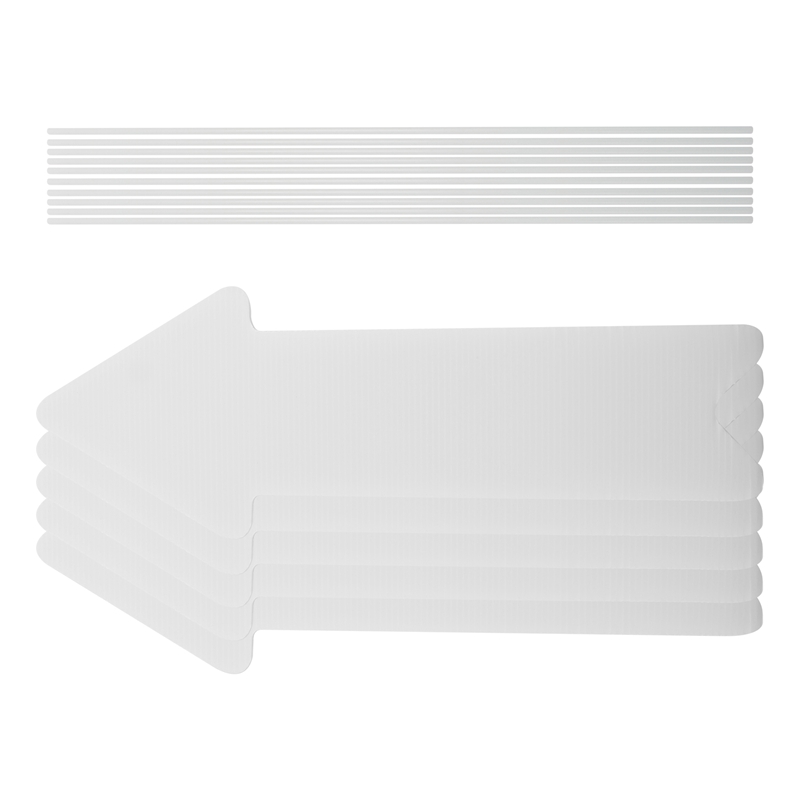 5 Pack White Blank Wedding Dir - Yard Sign Blank review and price