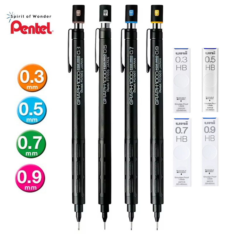 Pentel PG1000 Graph For PRO Bl - Pentel Pen Energel review and price