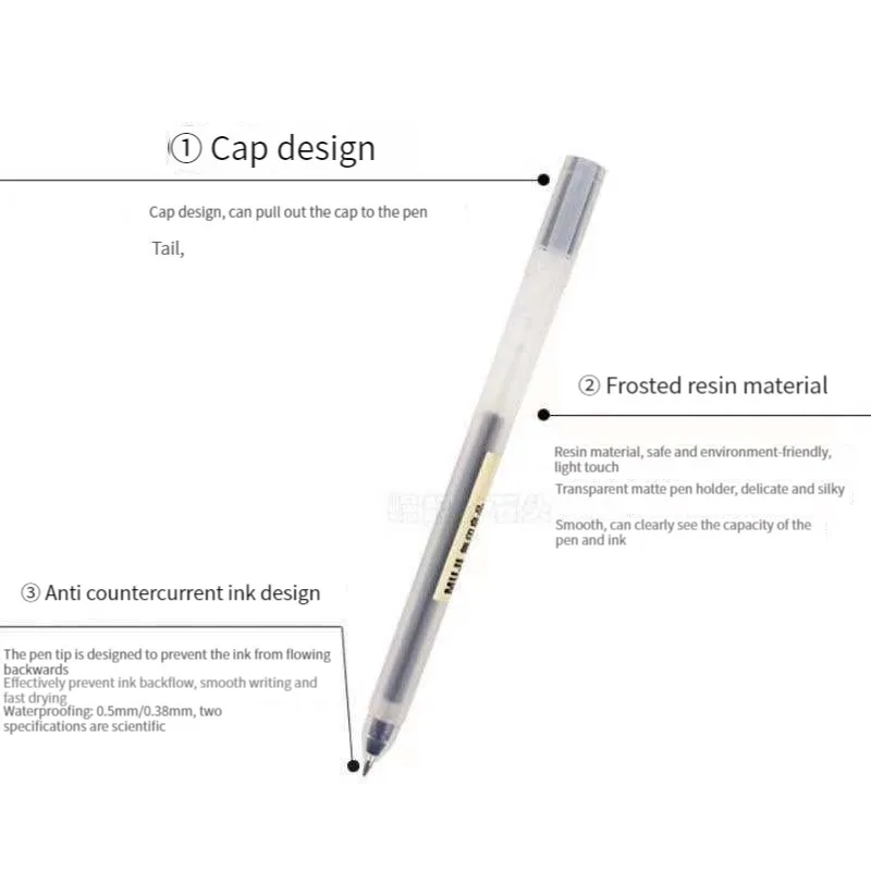 6/8Pcs/Set Kawaii MUJIs Gel Pe - Muji Stationery Gel Pen review and price
