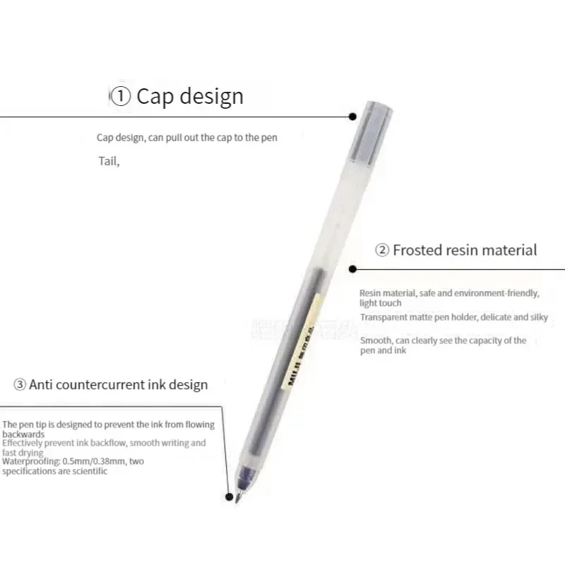 lovely  MUJIs Gel Pen Black/Re - Muji Stationery Gel Pen review and price
