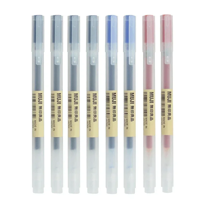 6/8Pcs/Set MUJIs Gel Pen Black - Pentel Pen Energel review and price