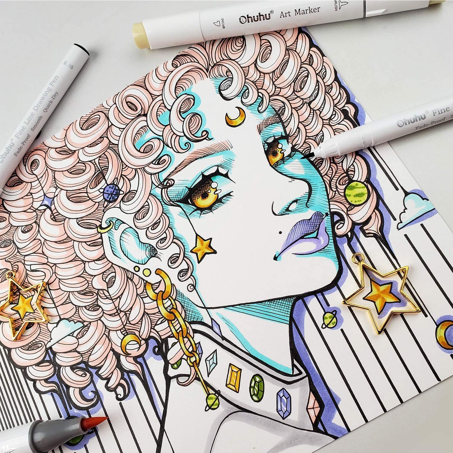 Ohuhu Micro Pen Fineliner Draw - Copic Marker Sketch review and price