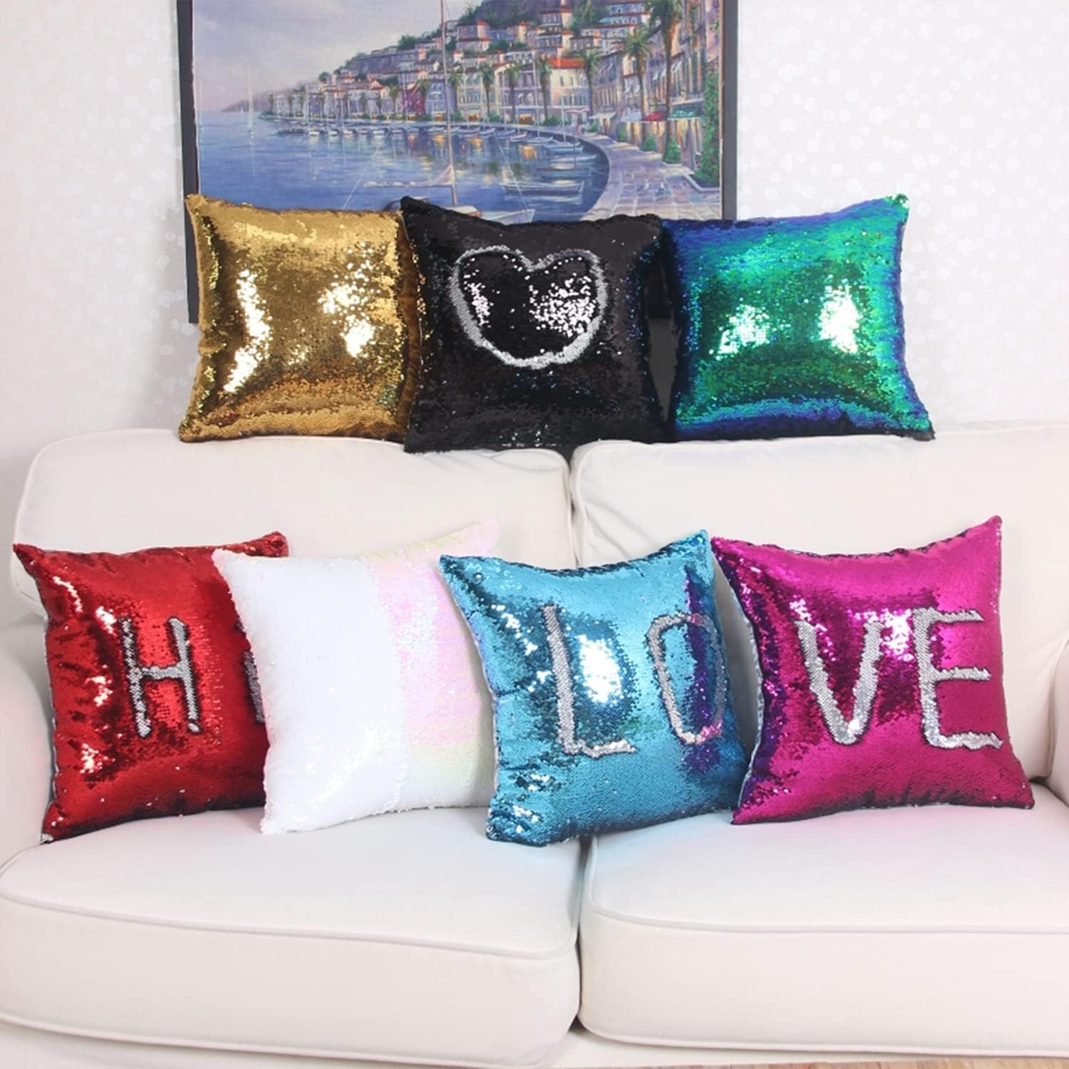 10pcs Painting Fabric Sublimat - Pillow Cover Sublimation review and price