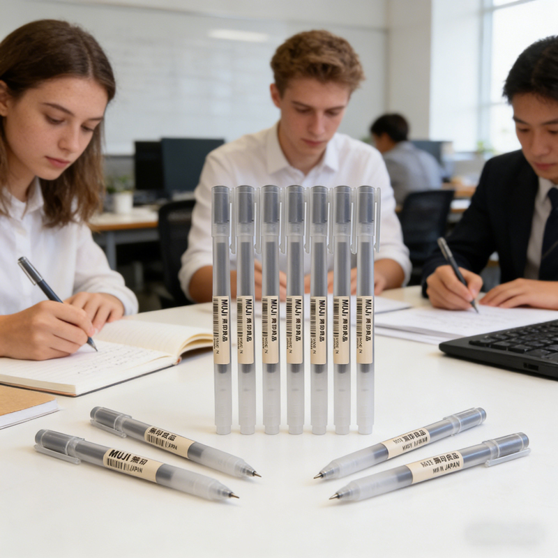 6/8Pcs MUJIs Style Gel Pens, B - Muji Stationery Gel Pen review and price
